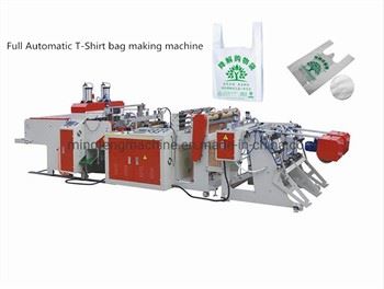 Biodégradables T-shirt sak fè machin plastik nayilonn sak chalè fermeture Coupe machin