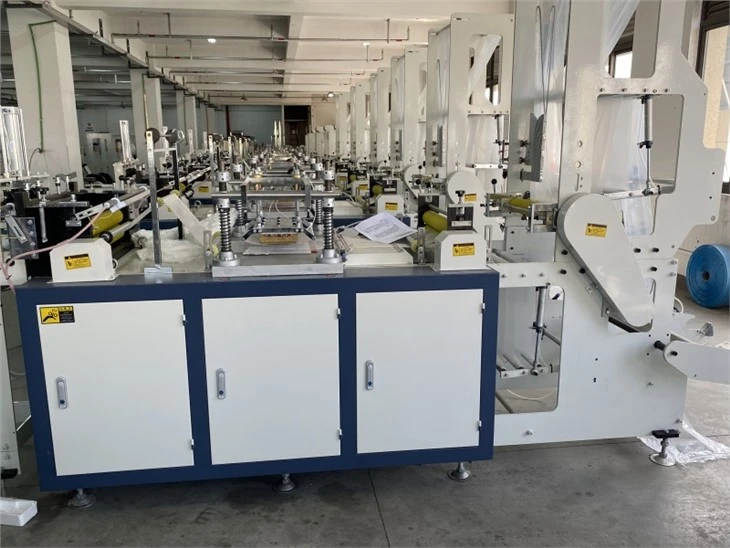 Otomatik glas gri sak machin
